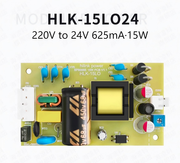 AC to DC 15W 24V power switch supply power converter module HLK-15LO24E