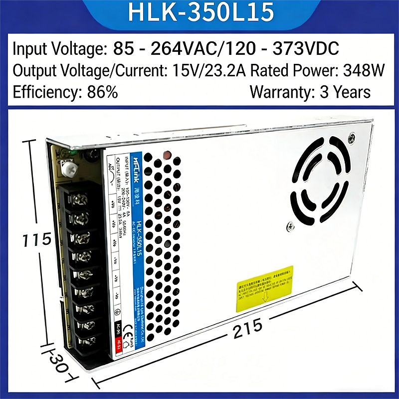 350W switching power supply 220V to 12V/24V/36V/48V/5V/15V high-performance high-power transformer