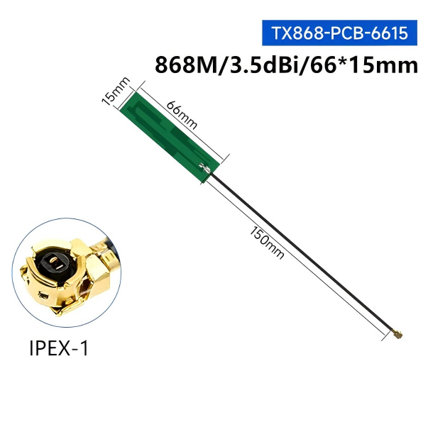 868/900/915/923MHz built-in flexible FPC/PCB circuit board patch high-gain IPEX antenna